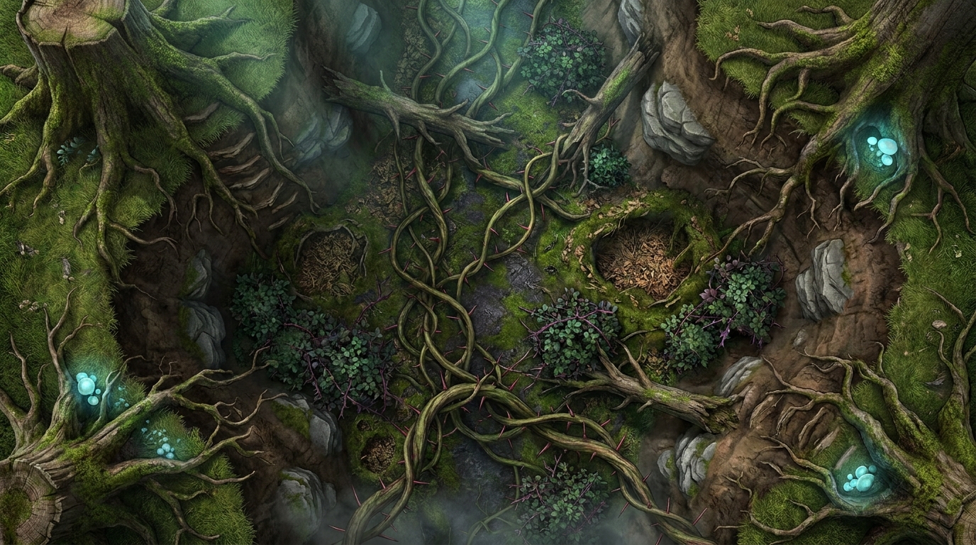 Bramble-Choked Ravine