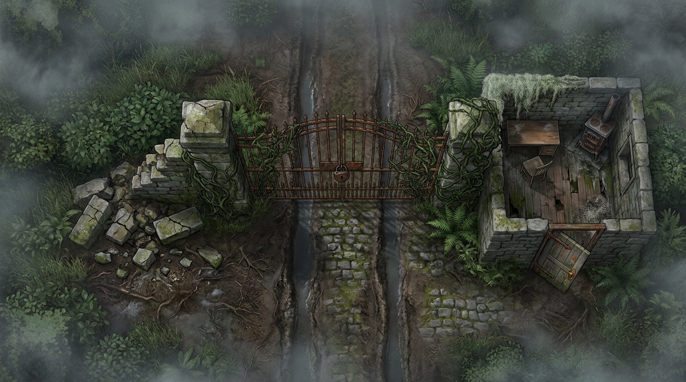 The Forgotten Main Gates & Guardhouse