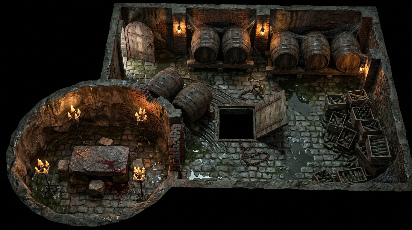 Estate Manor: The Hidden Cellars scene 1