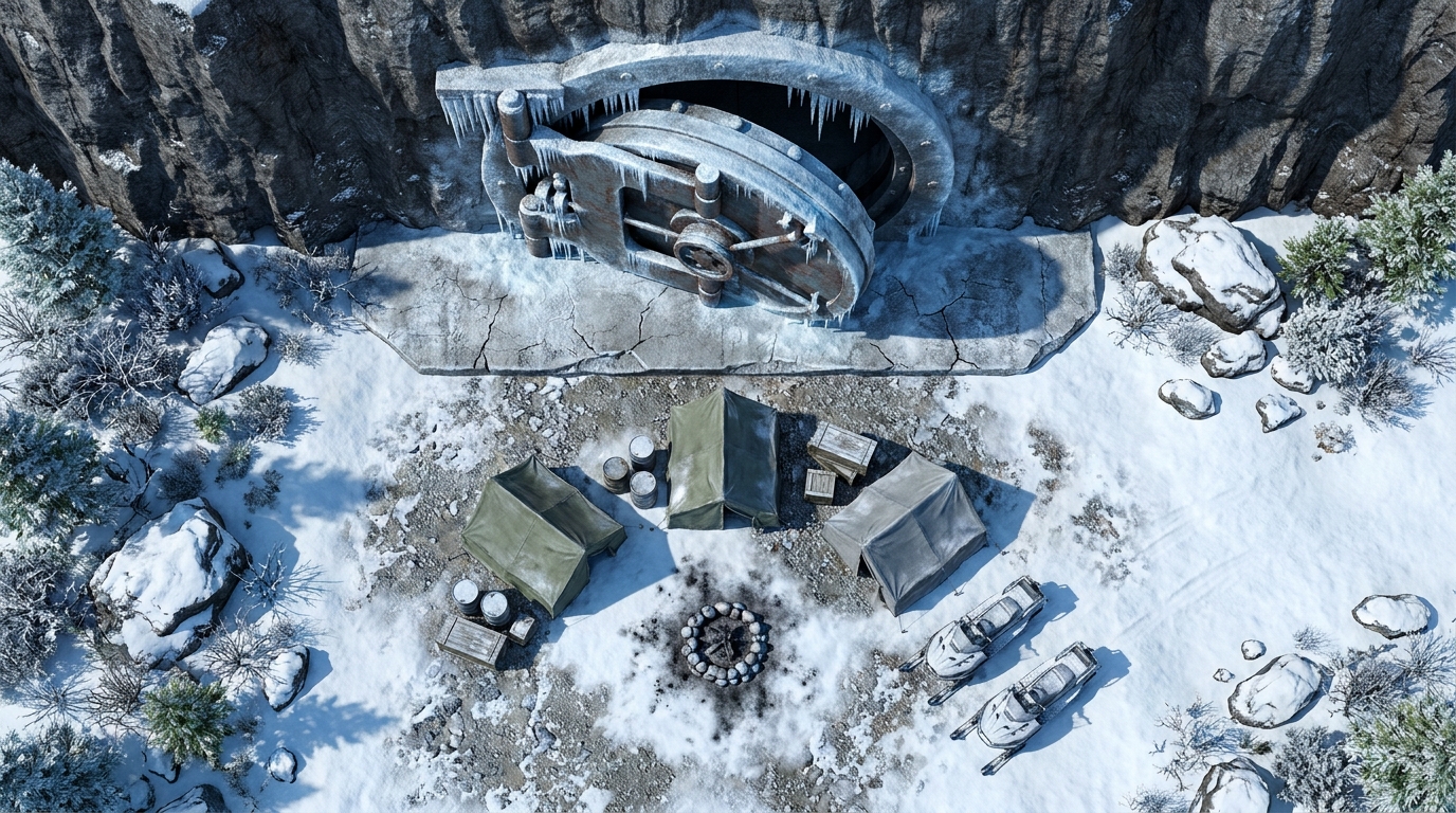 L'Abri Glacial : Portes Blindées du Bunker