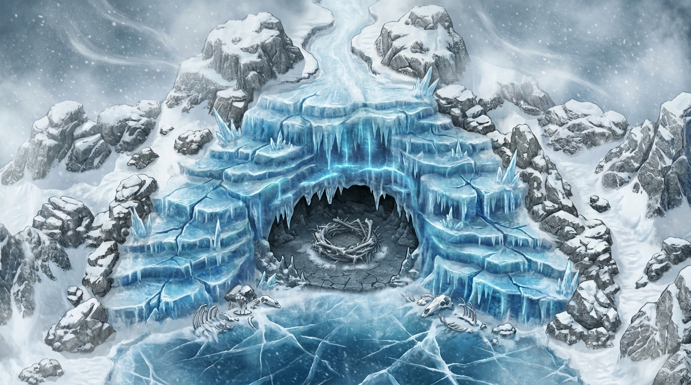 The Frozen Waterfall Ascent