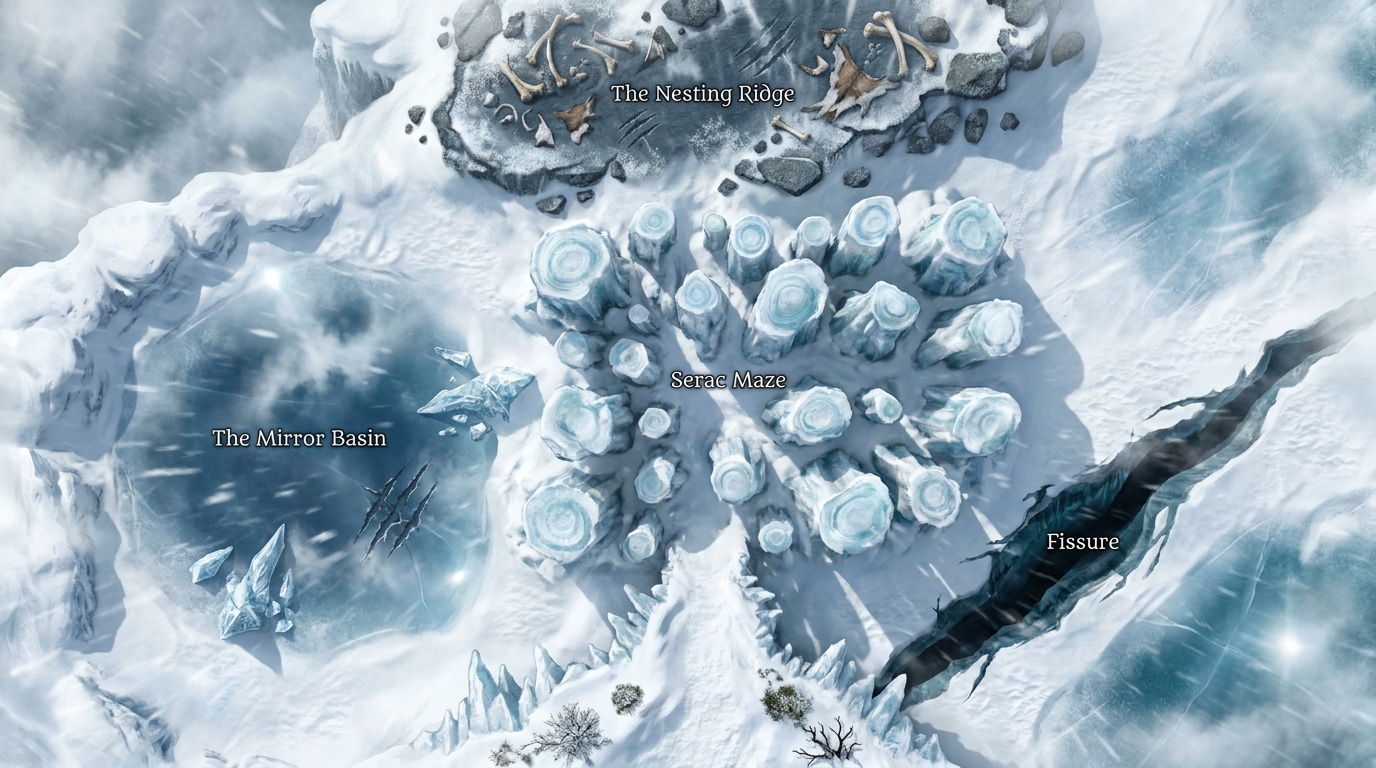Glacial Labyrinth of the Shattered Seracs