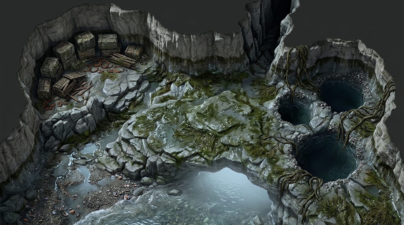 La Cueva Marina de los Contrabandistas scene 1