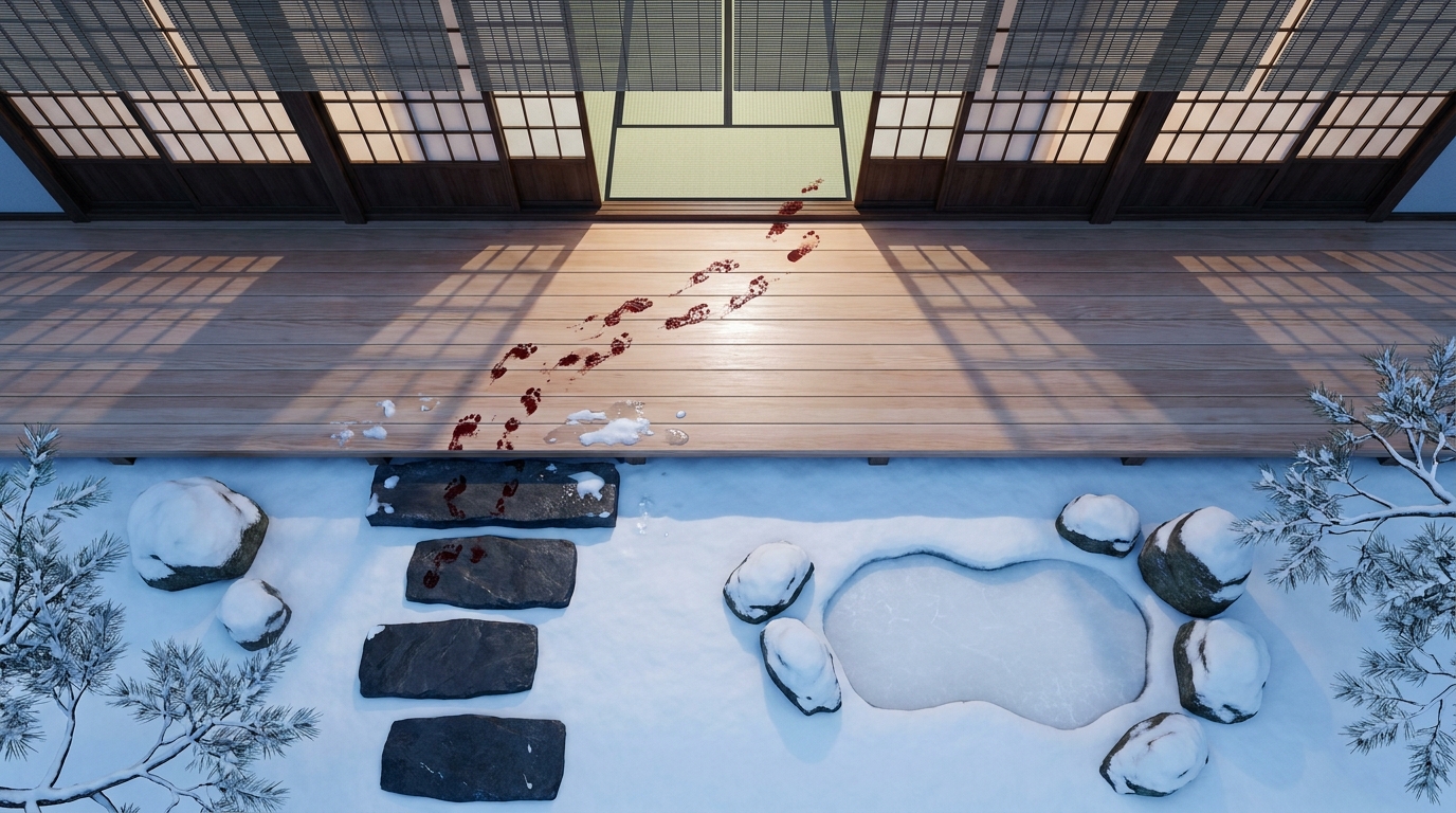 El Engawa Helado: Sangre en la Nieve