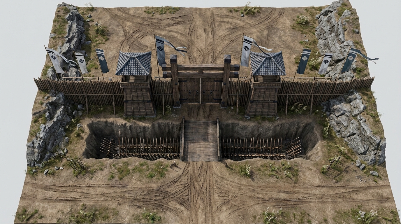 Fortified Main Gate of the Iron Clan