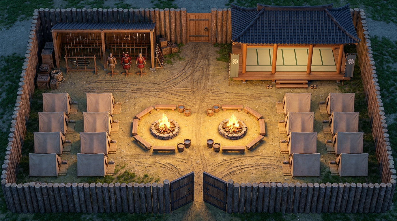 Campement de Garnison Samouraï