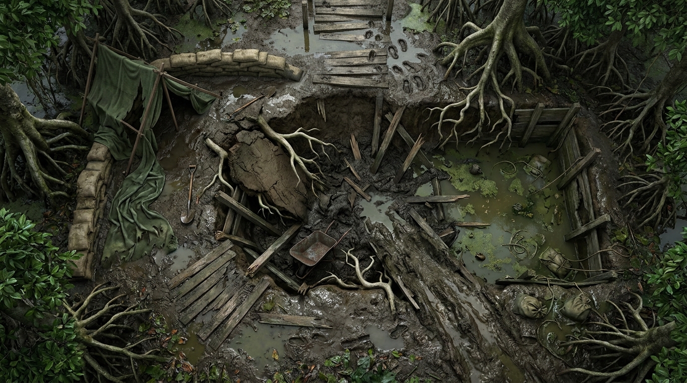La Trinchera Colapsada scene 1