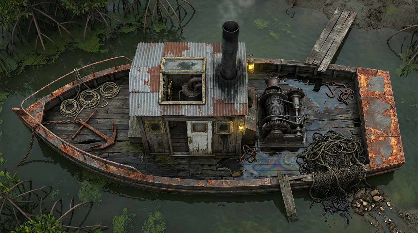 La Draga Oxidada scene 1