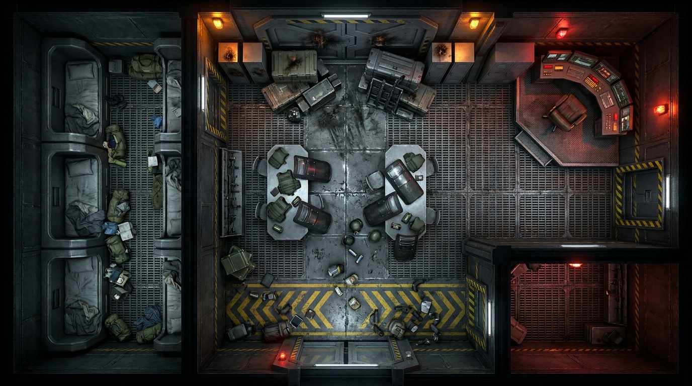 Guard Barracks & Evac Point