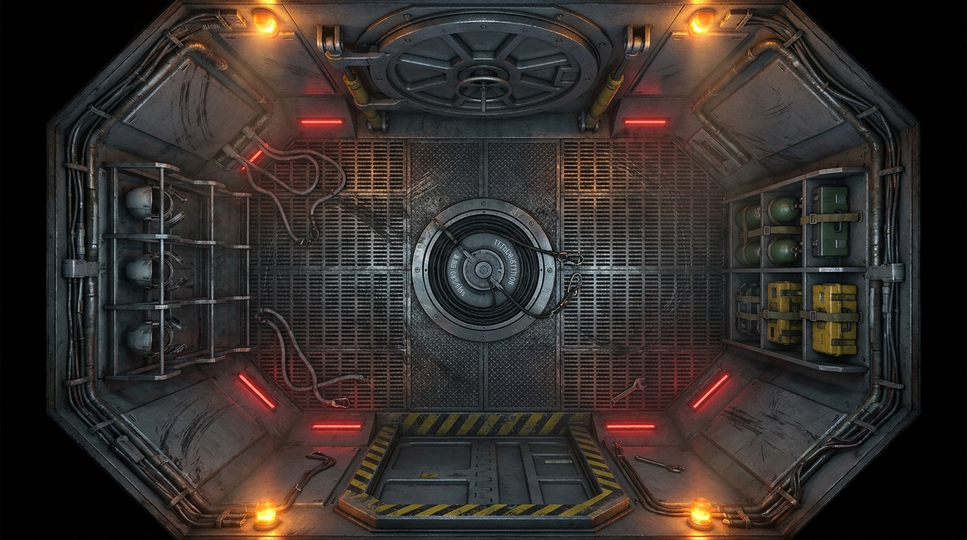 The Void's Threshold: Airlock & Tether Station
