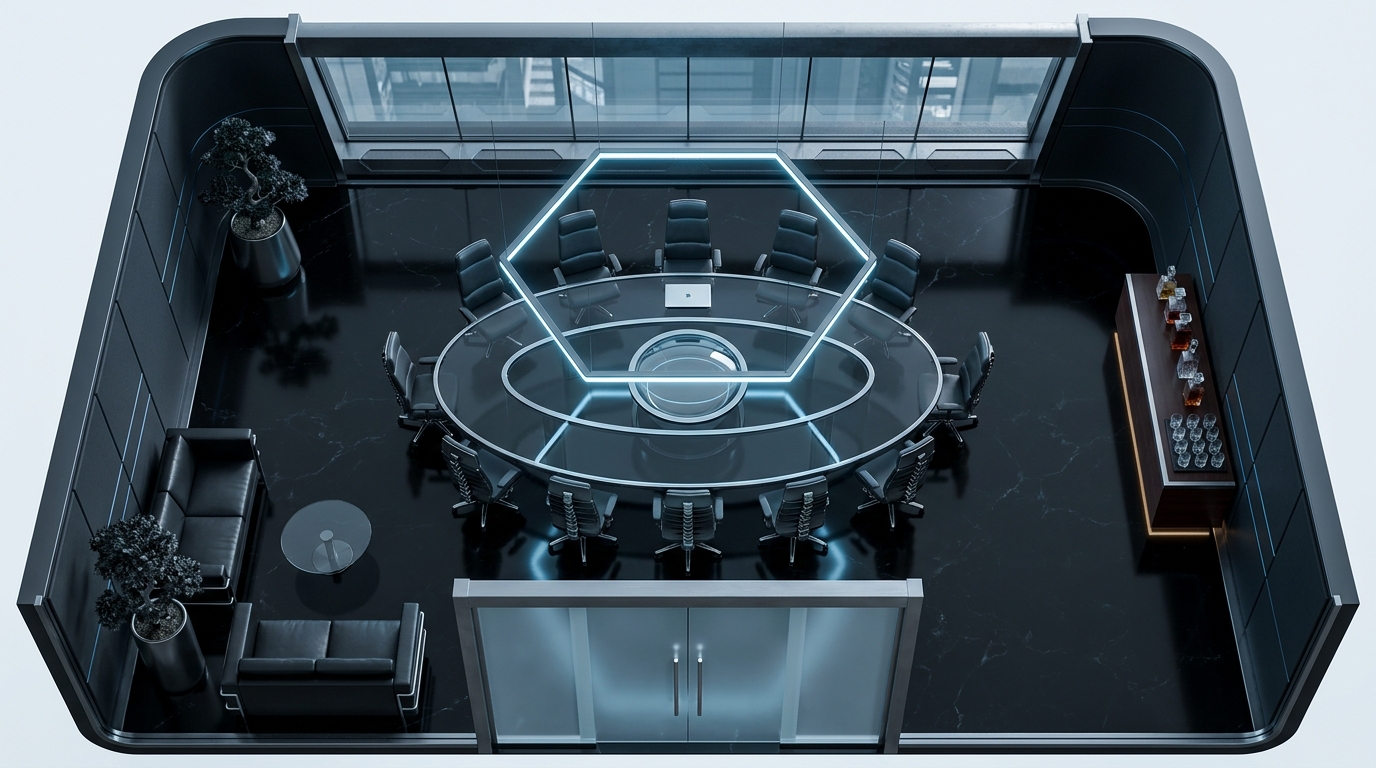 Neo-Corp Executive Boardroom