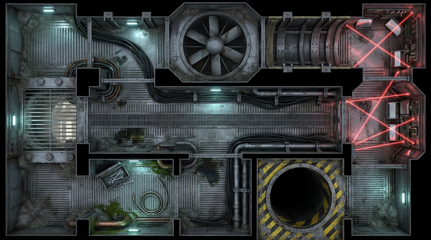Les Conduits de Chrome scene 1
