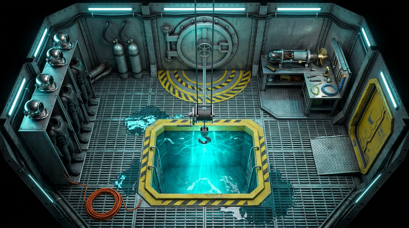 Deep-Sea Submersible Airlock