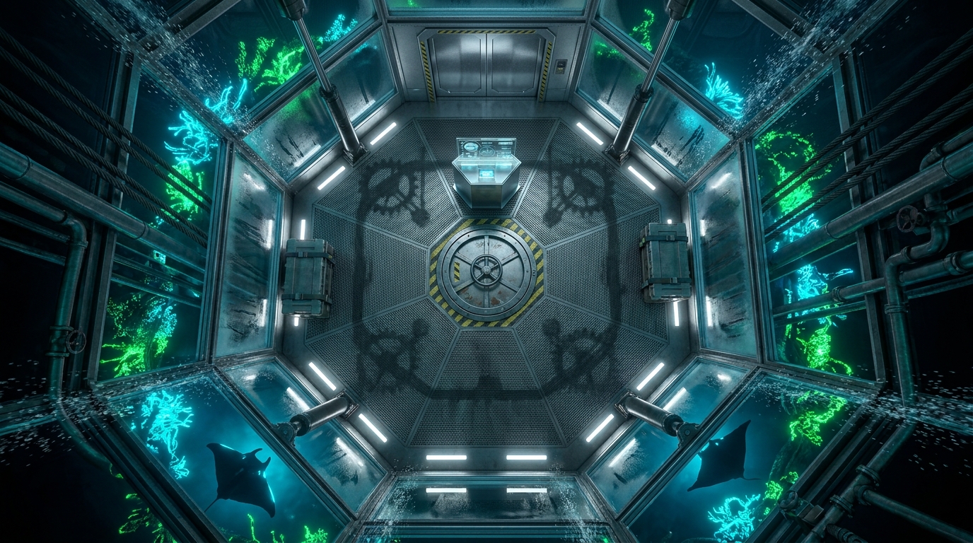 Deep-Sea Elevator Descent