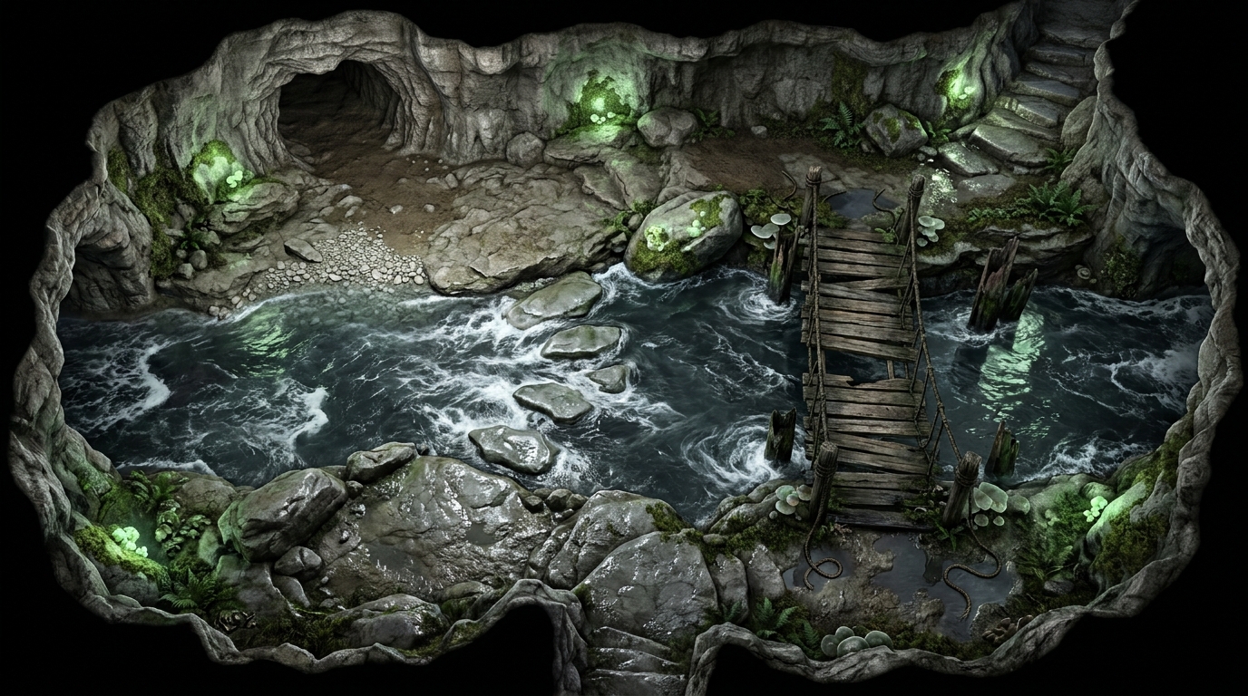 Subterranean River Crossing