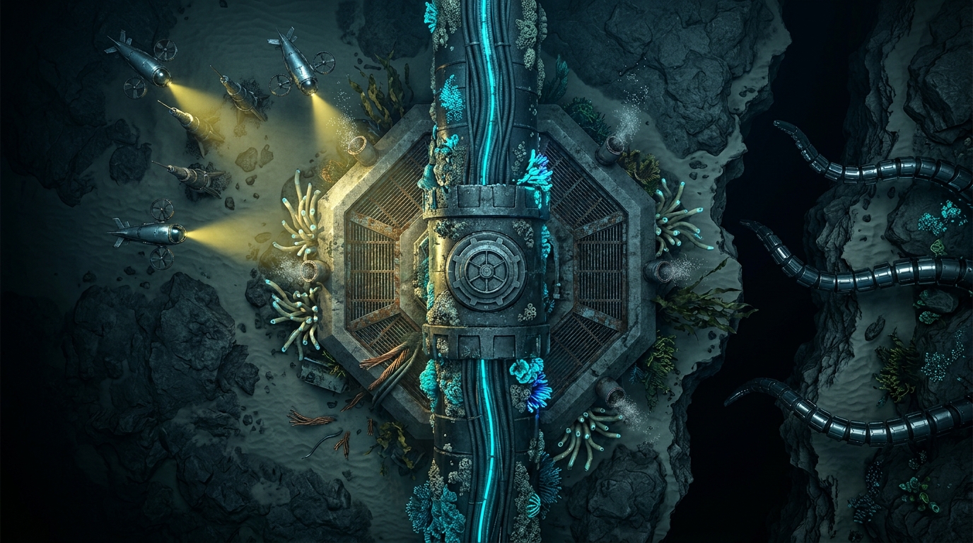 Deep Sea Communication Cable and Abyssal Zone