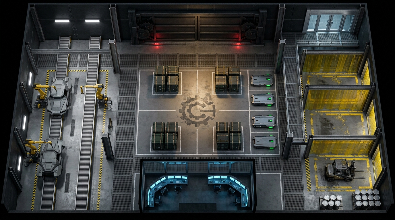 Zona de Logística y Ensamblaje Militar scene 1