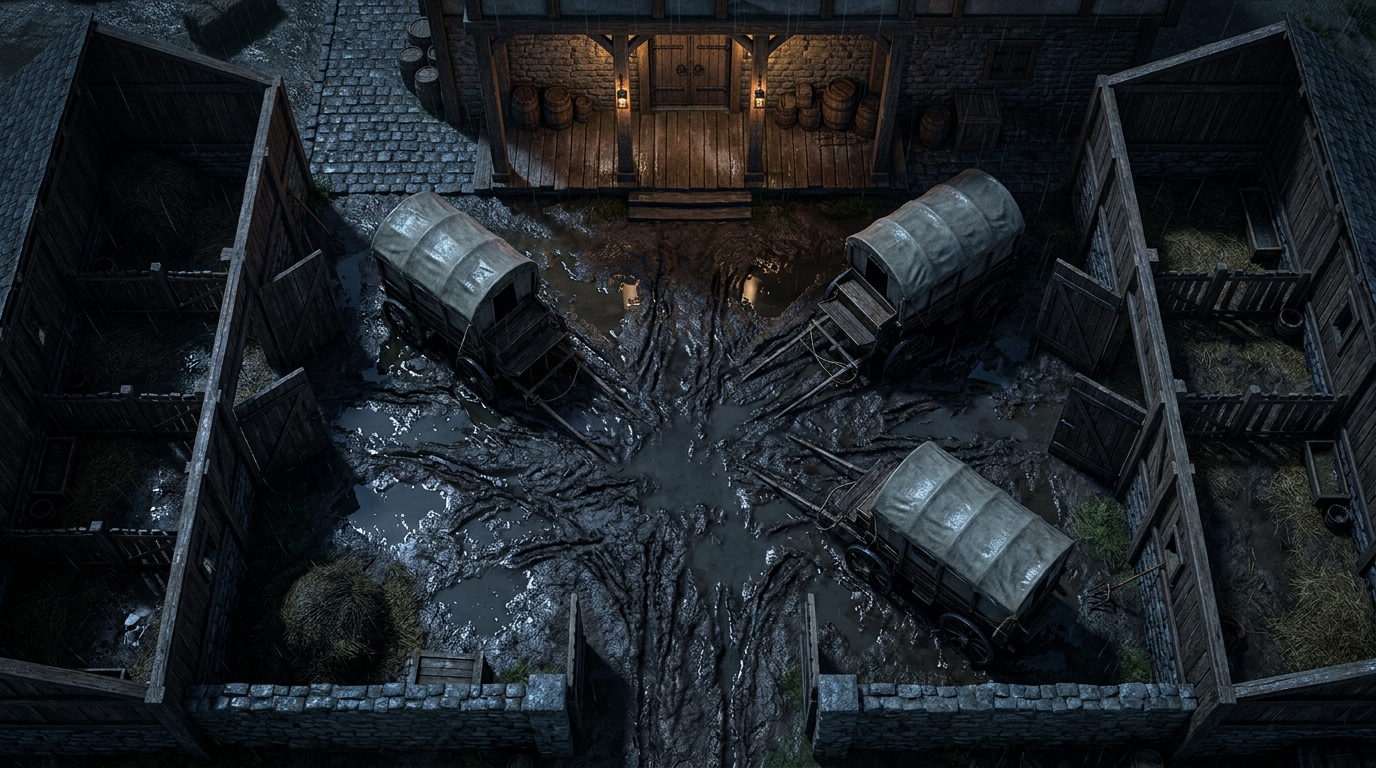 Rainy Village Tavern