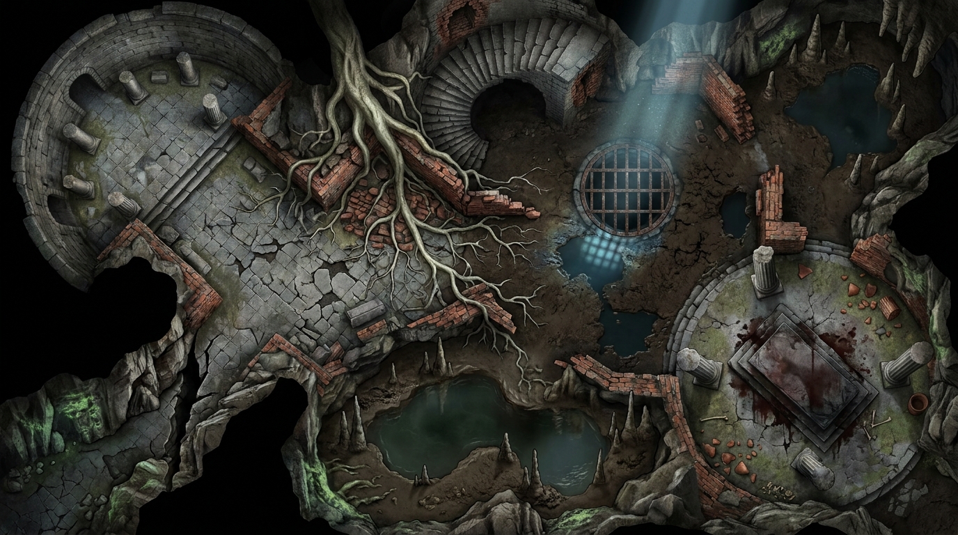 Subterráneo de Ruinas Romanas Corruptas