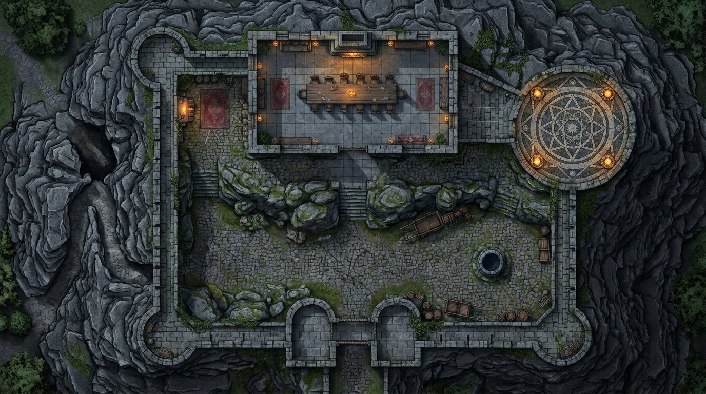 Forteresse Imposante de Seigneur de Guerre