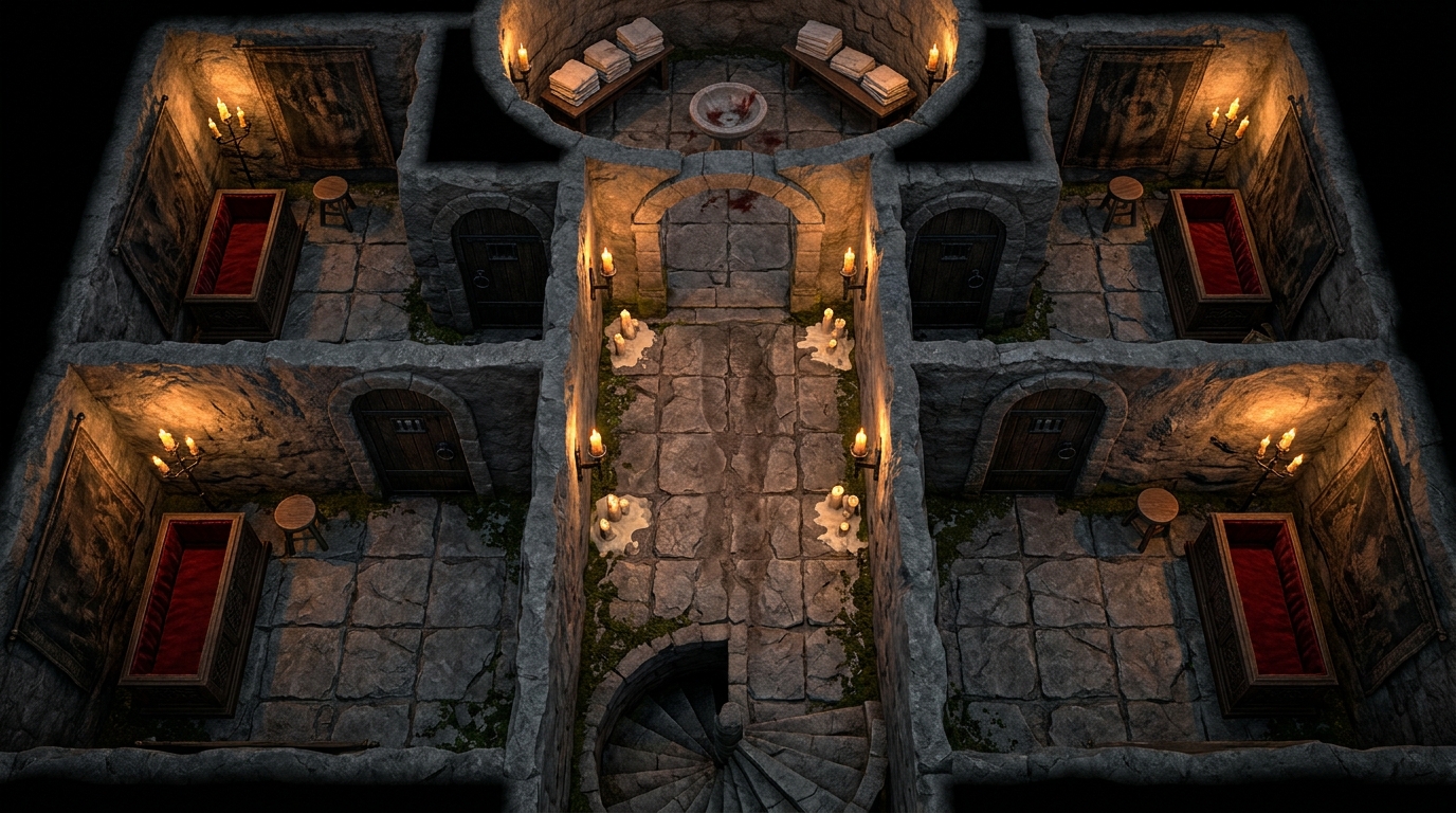 Underground Monastery Cells