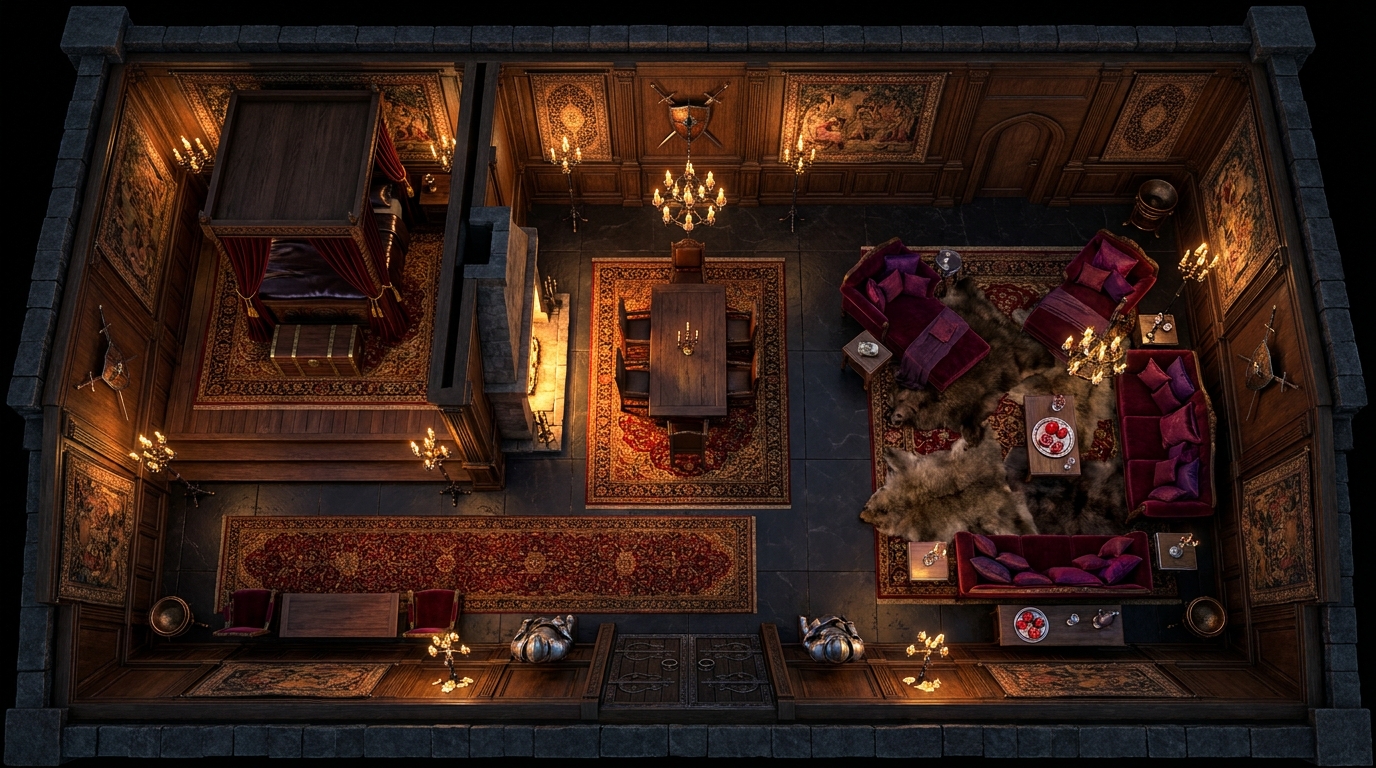 Vampire Lord Lavish Quarters