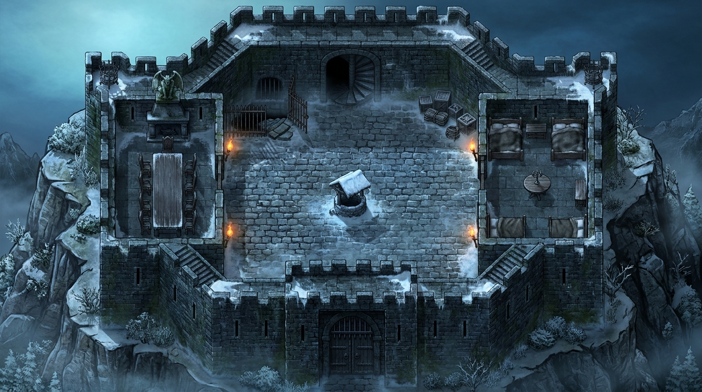 Forteresse de Montagne Isolée