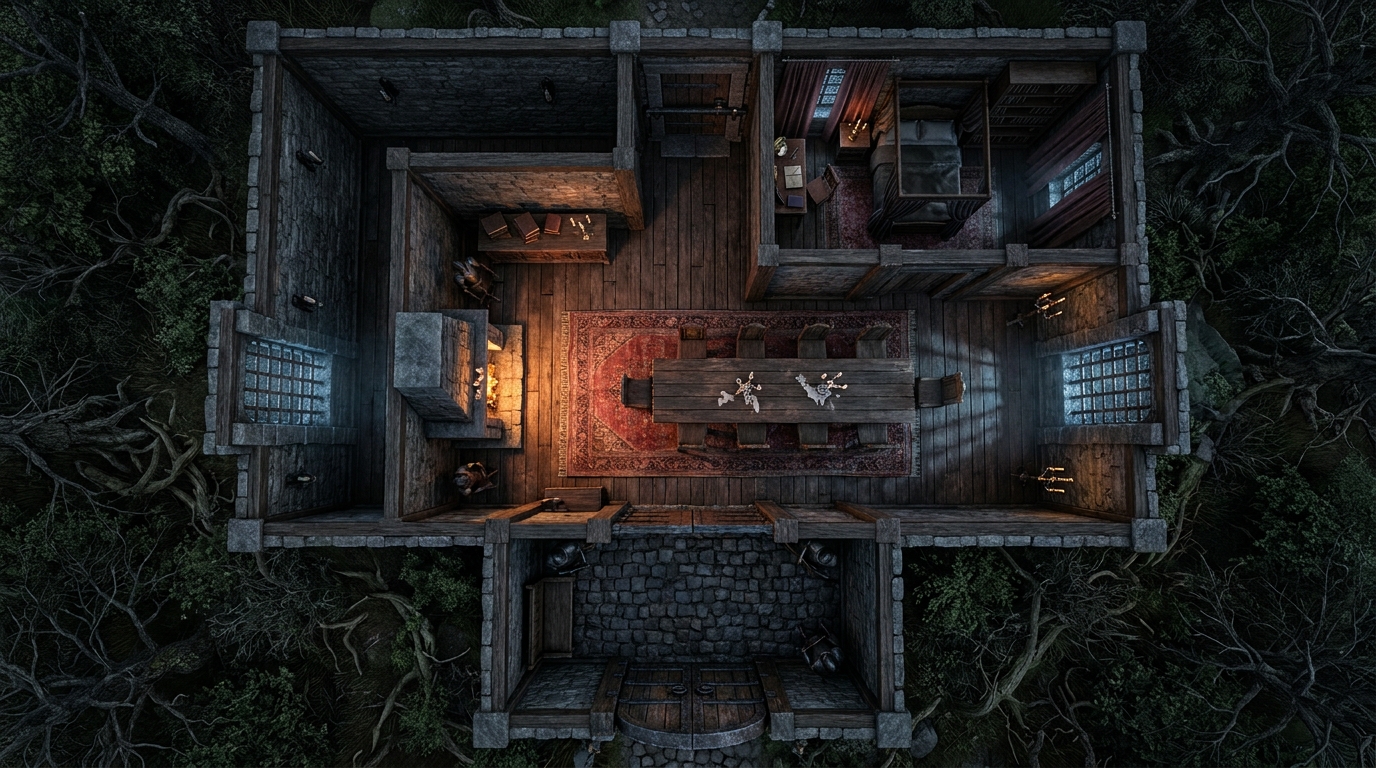 Isolated Eastern Estate