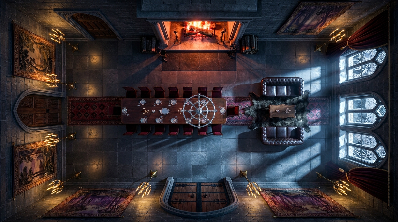 Gothic Castle Great Hall