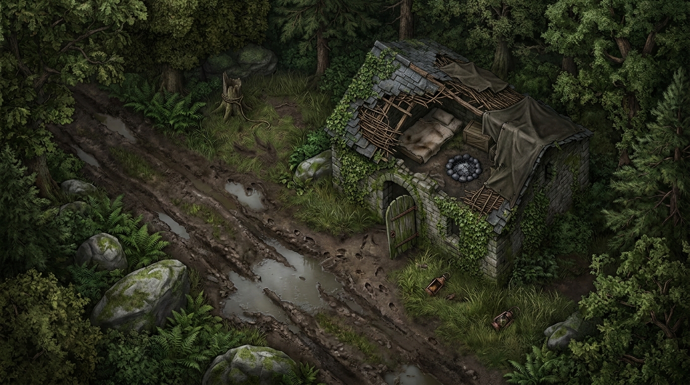 Muddy Forest Roads