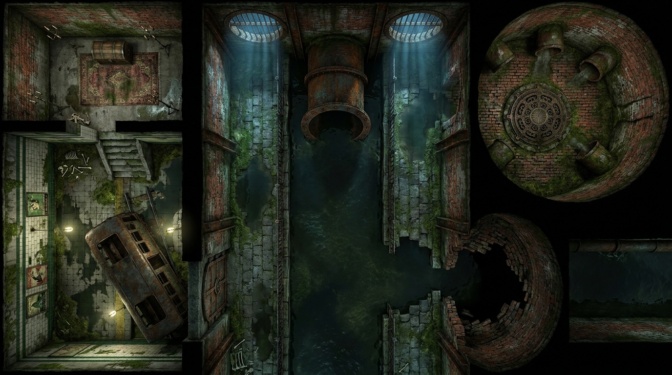 Victorian Sewer and Abandoned Subway Labyrinth