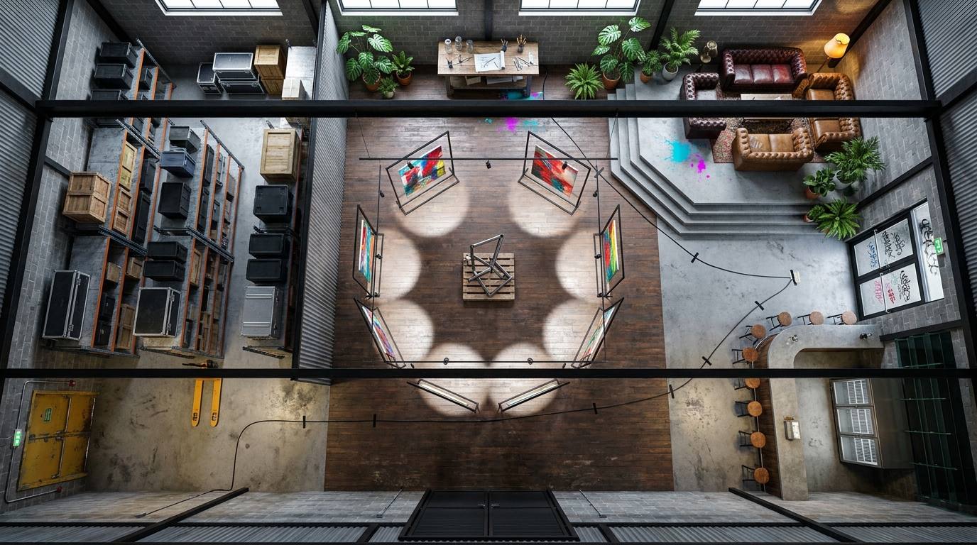 Converted Club Art Warehouse