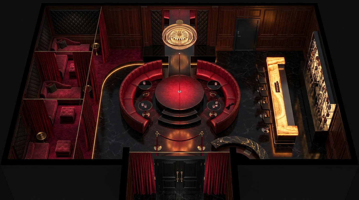 Luxurious Private Strip Club