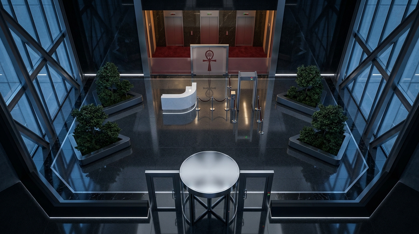 Modern Skyscraper Lobby
