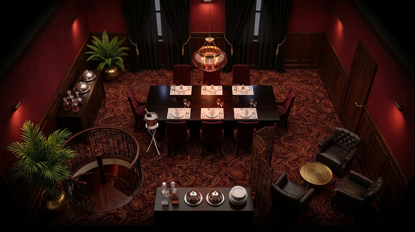 Elegant Restaurant Private Dining Room