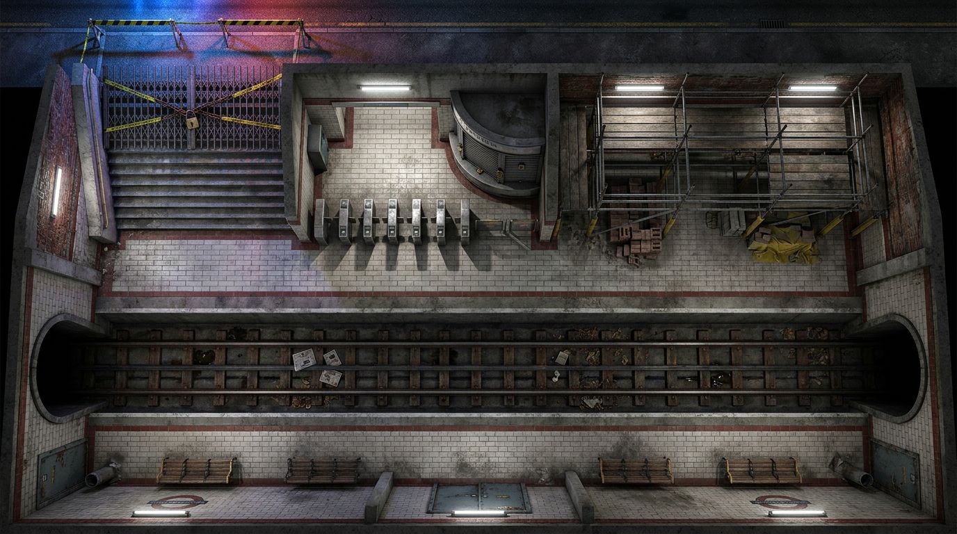 Abandoned Subway Station