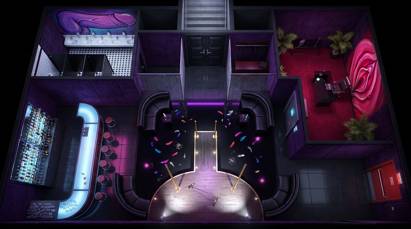 Underground Nightclub and Private Office