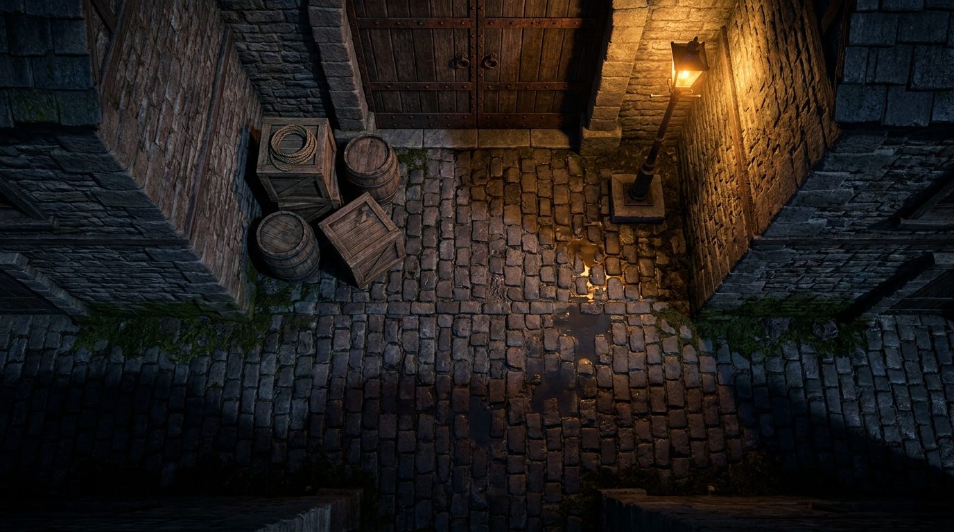 Ruelle Sombre et Étroite
