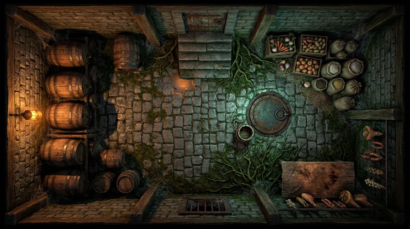 Cave de Taverne et Accès aux Égouts