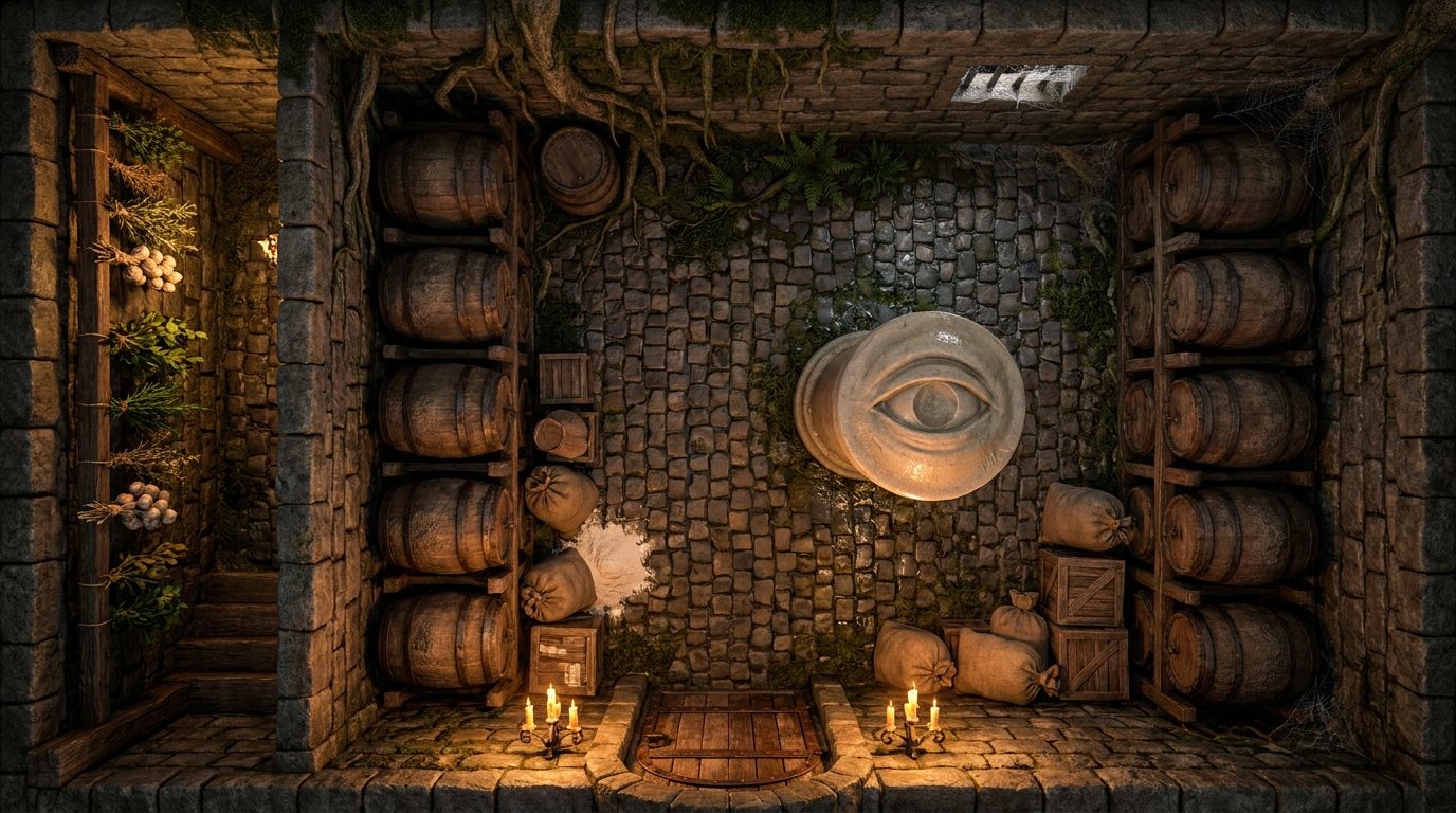 Fantasy Tavern Cellar