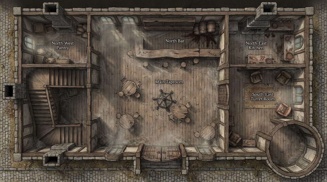 Taverne Hantée Abandonnée