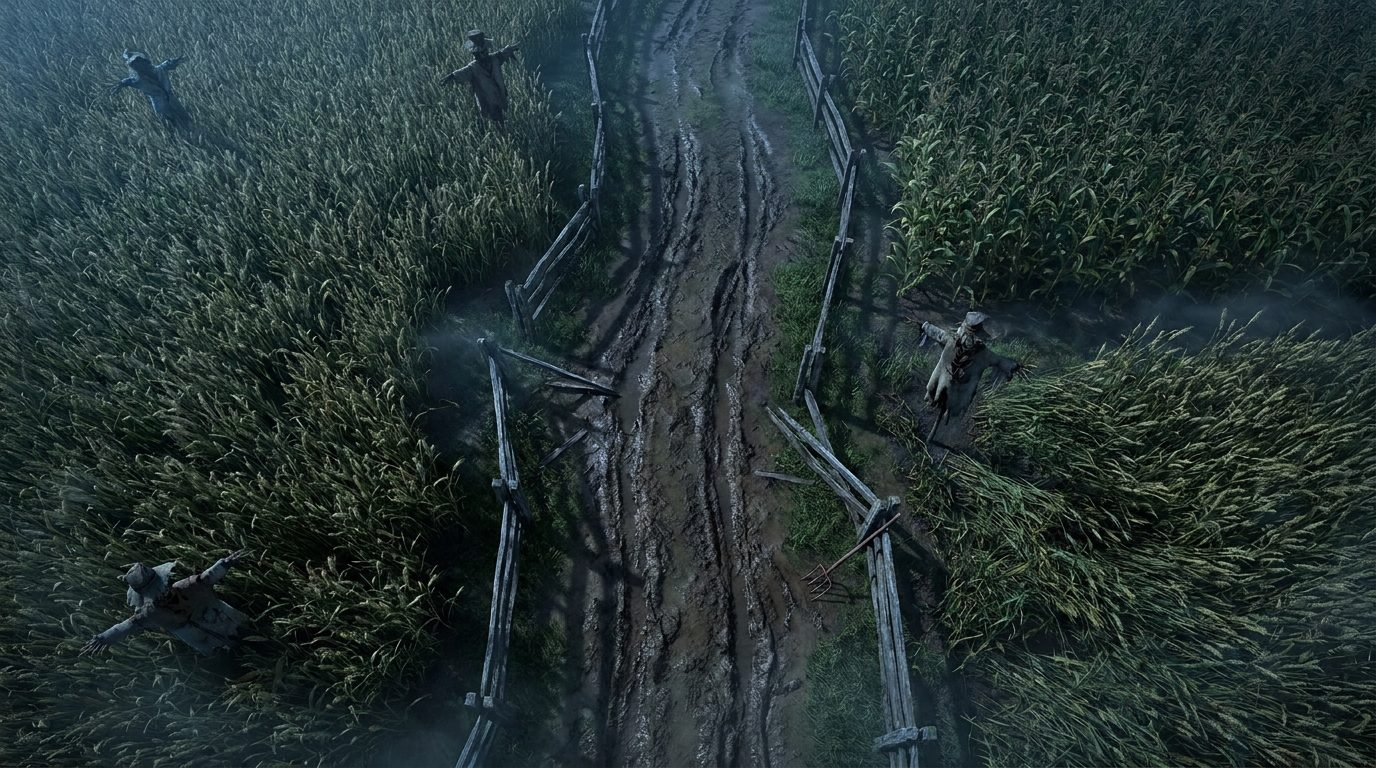 Spooky Farmlands scene 1