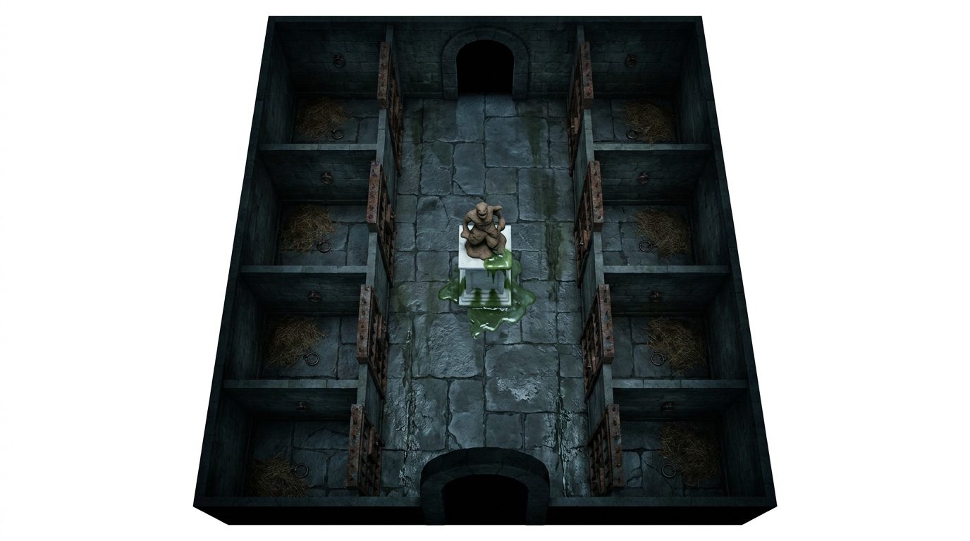 Couloir de la Prison Souterraine