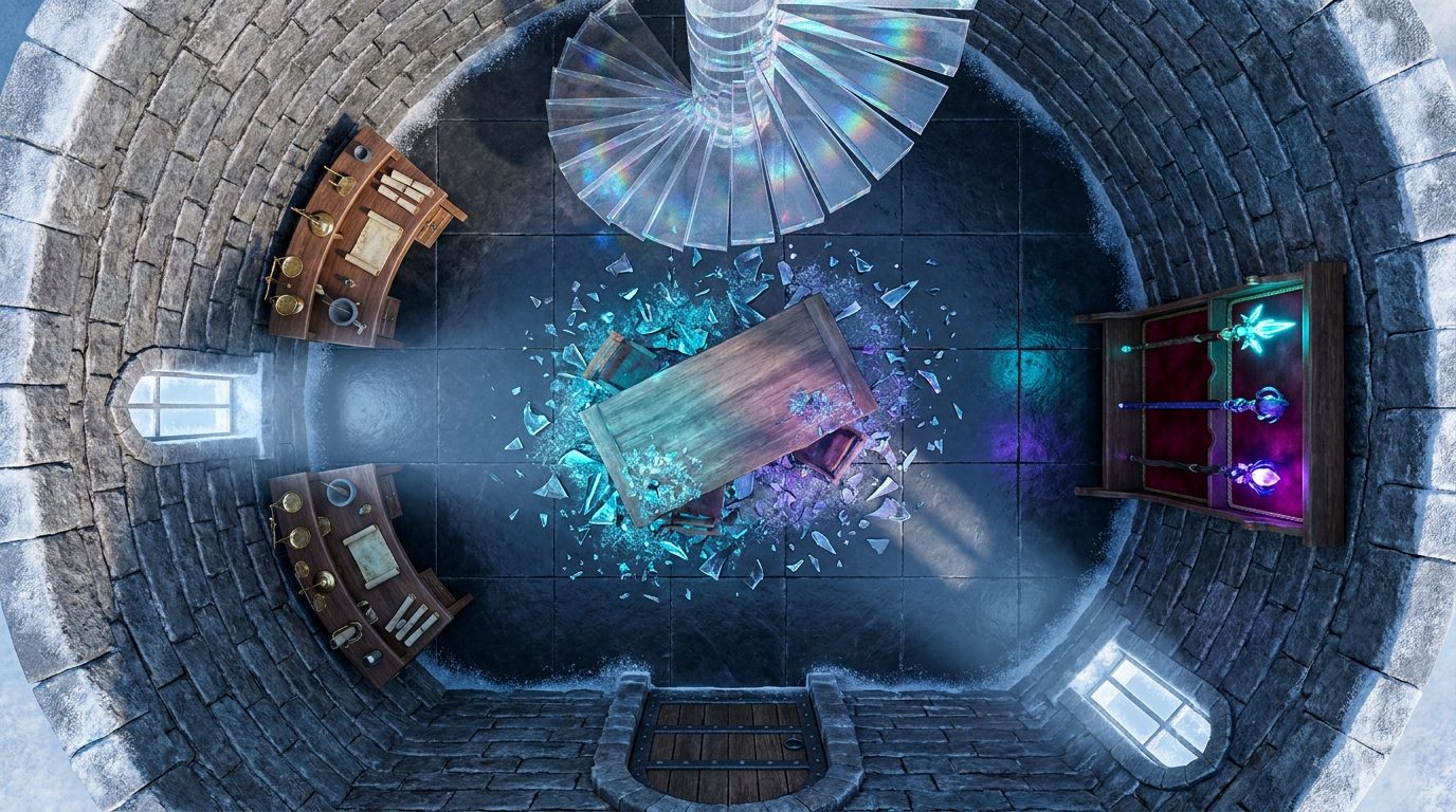 Laboratoire de Magicien Dévasté