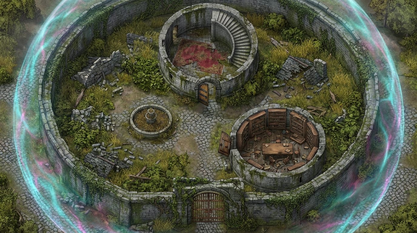 Tours de Mages Abandonnées scene 1